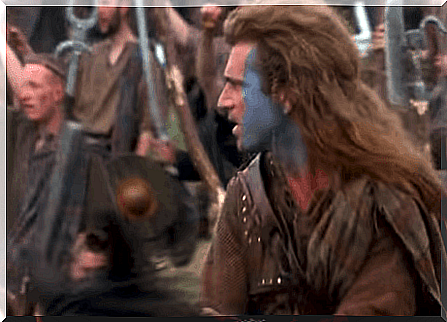 Scene from Mel Gibson's Braveheart.